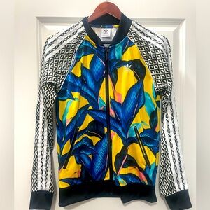 Adidas Tropical bomber track jacket size small, tags ripped off but brand new